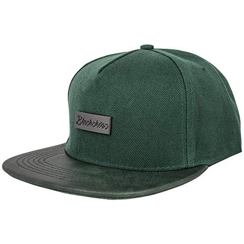 Blackskies® Vanguard Snapback Cap | Herren Damen Baseball Mütze | Kappe Basecap Kunstlederschirm Grün von Blackskies