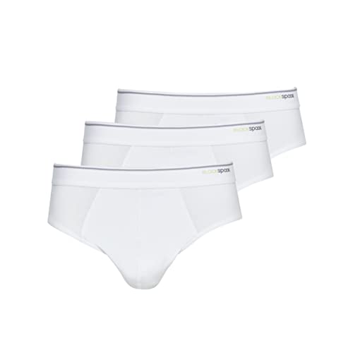 Blackspade Tender Cotton Lite Mens White Briefs 3 Pack M9672 2X-Large von Blackspade