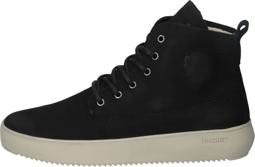 Blackstone Aspen - YG26 Asphalt - HIGH-Sneaker - FUR von Blackstone