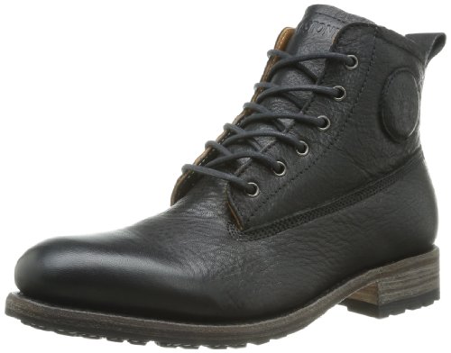 Blackstone MID LACE UP BOOT GM09, Herren Chukka Boots, Schwarz (black), EU 42 von Blackstone