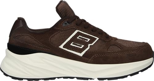 Blackstone Runner Sneaker Herren Dark Brown - Modell Flint Moss von Blackstone