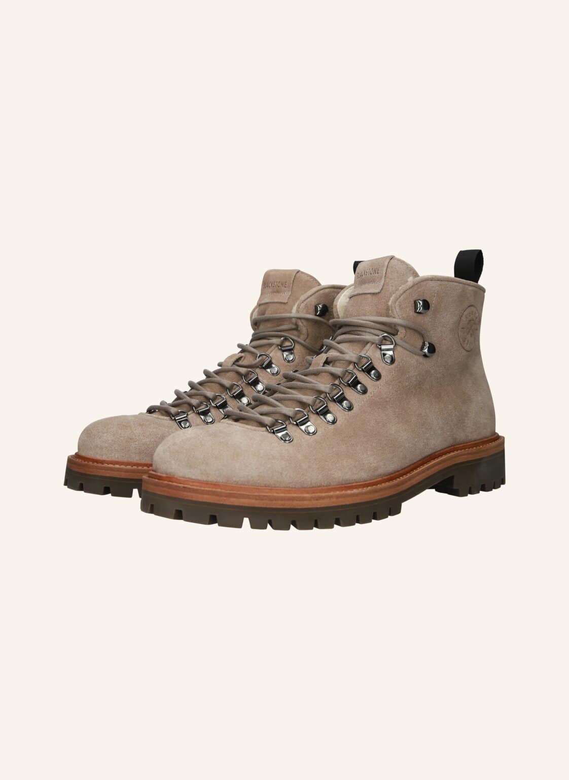 Blackstone Schnürboots beige von Blackstone