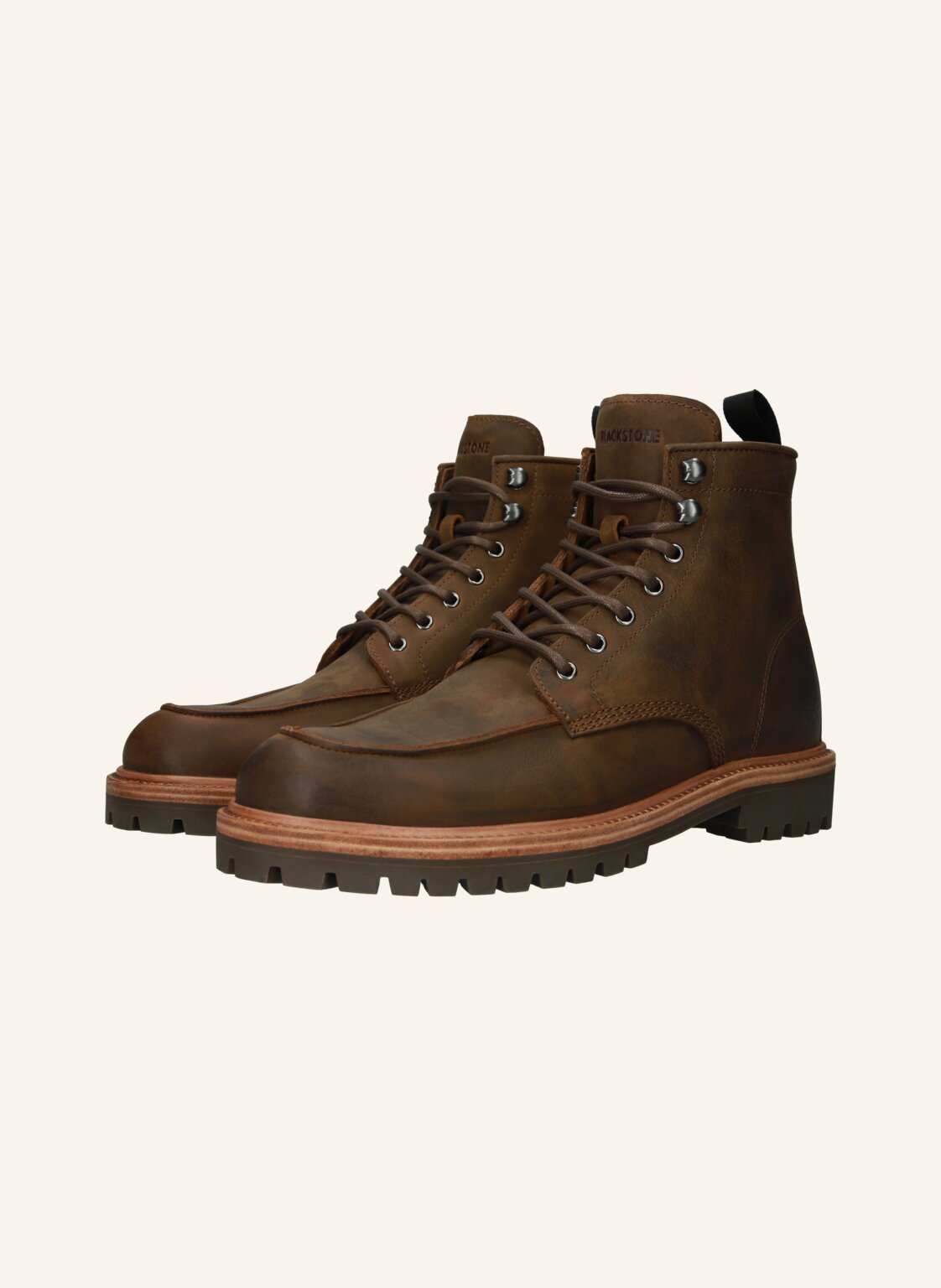 Blackstone Schnürboots braun von Blackstone