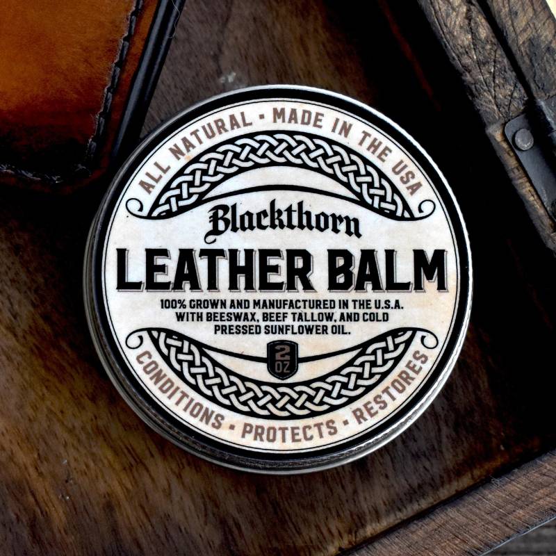 Bienenwachs Lederbalsam, in Den Usa Hergestellt, Vollnarbenleder Conditioner von BlackthornLeather