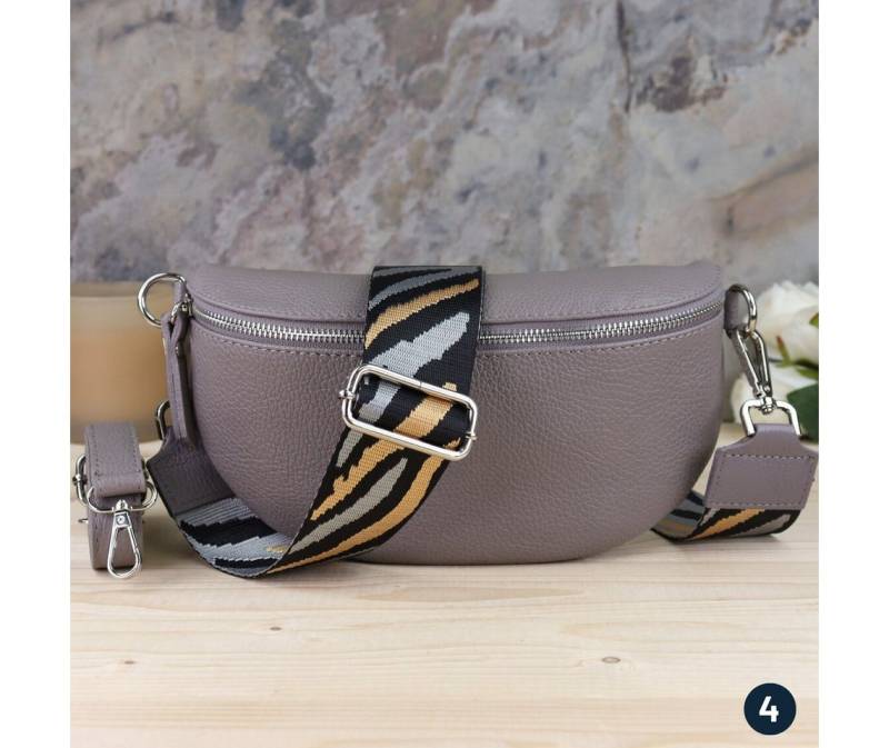 Blade Umhängetasche Bauchtasche Damen Echtleder Umhängetasche Brusttasche Gürteltasche, als Schultertasche tragbar mit Verstellbare Schultergurte von Blade