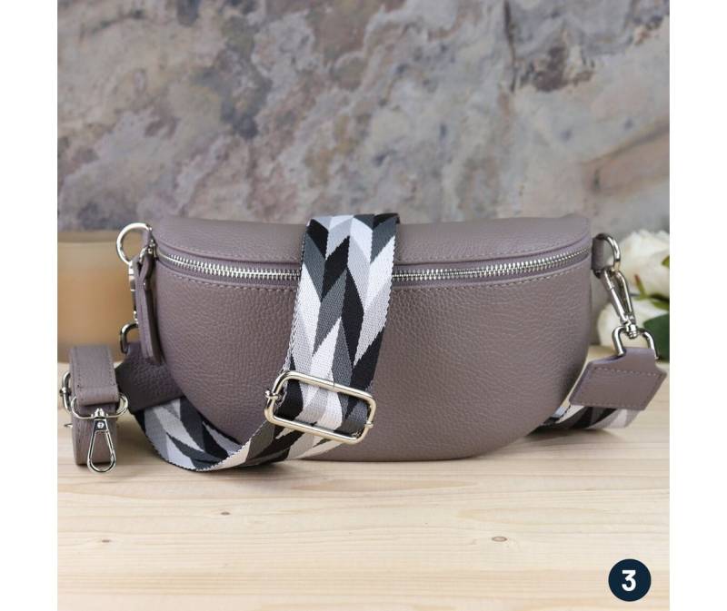 Blade Umhängetasche Bauchtasche Damen Echtleder Umhängetasche Brusttasche Gürteltasche, als Schultertasche tragbar mit Verstellbare Schultergurte von Blade