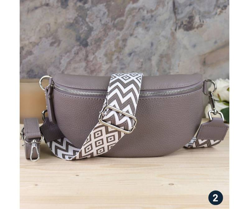 Blade Umhängetasche Bauchtasche Damen Echtleder Umhängetasche Brusttasche Gürteltasche, als Schultertasche tragbar mit Verstellbare Schultergurte von Blade