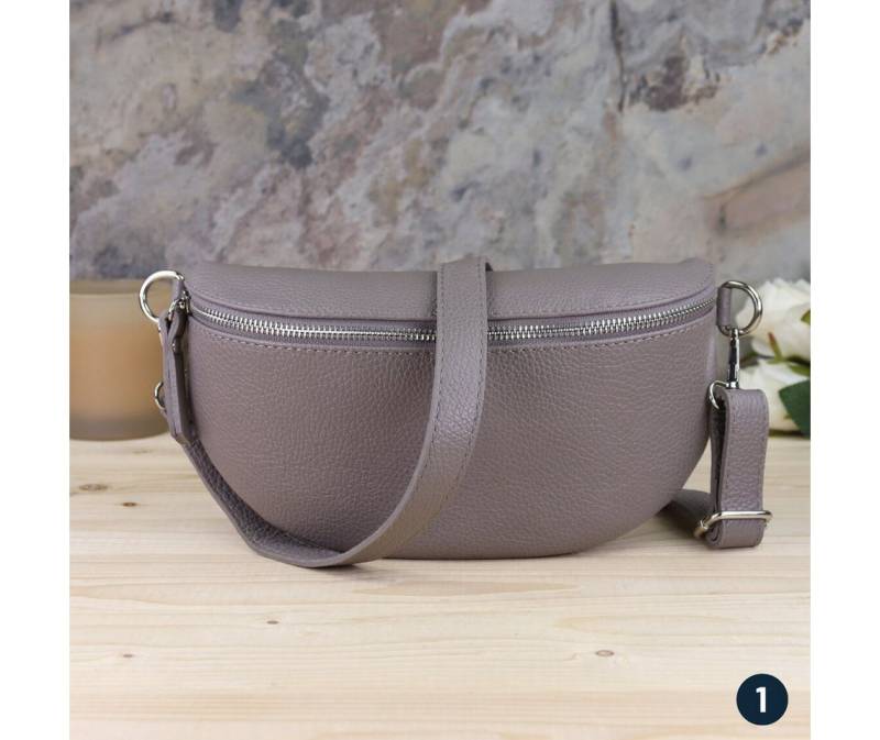 Blade Umhängetasche Bauchtasche Damen Echtleder Umhängetasche Brusttasche Gürteltasche, als Schultertasche tragbar mit Verstellbare Schultergurte von Blade