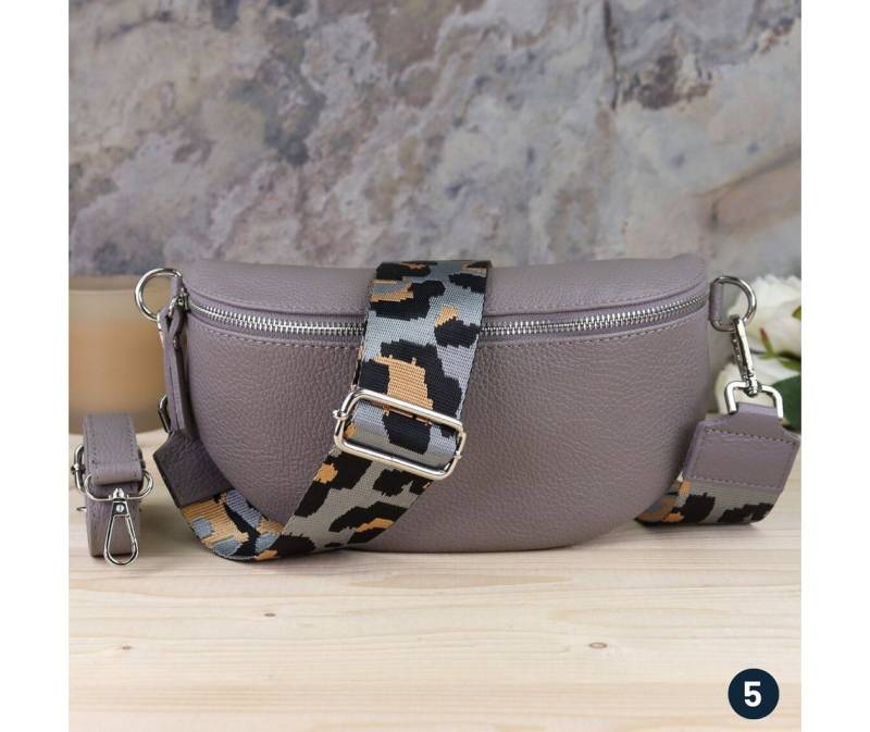 Blade Umhängetasche Bauchtasche Damen Echtleder Umhängetasche Brusttasche Gürteltasche, als Schultertasche tragbar mit Verstellbare Schultergurte von Blade