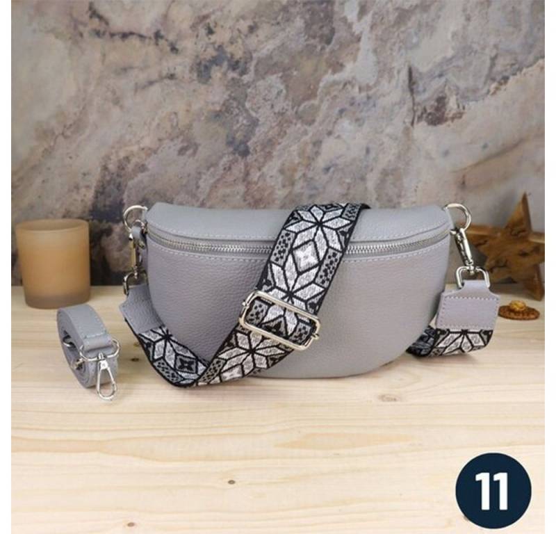 Blade Umhängetasche Bauchtasche Damen Echtleder Umhängetasche Brusttasche Gürteltasche, als Schultertasche tragbar mit Verstellbare Schultergurte von Blade