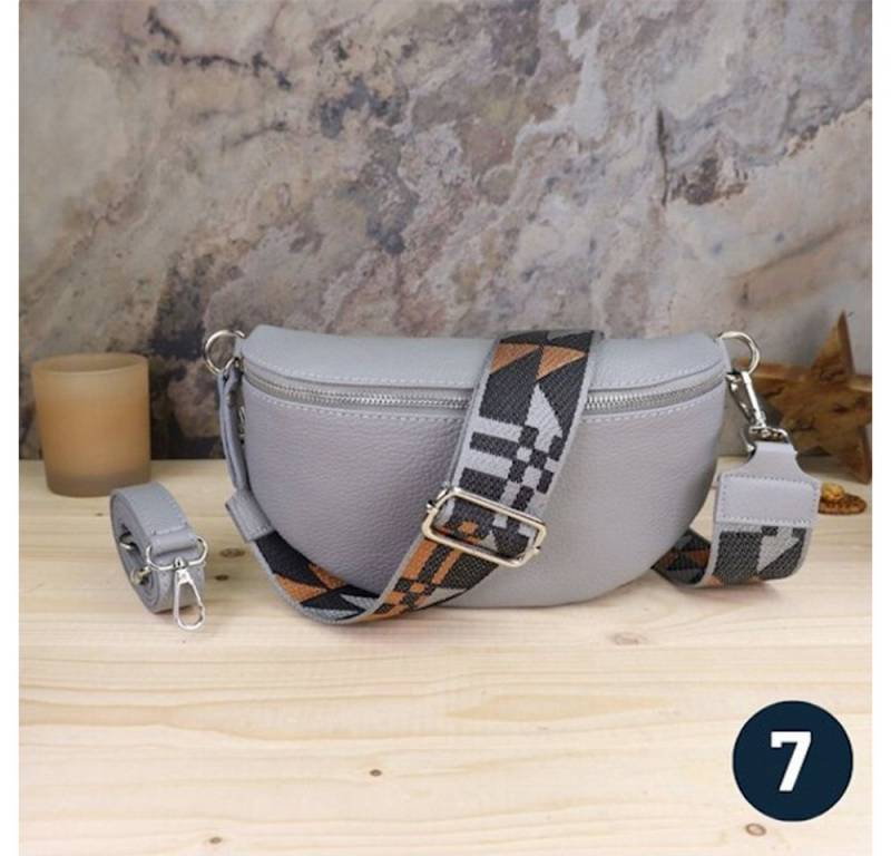 Blade Umhängetasche Bauchtasche Damen Echtleder Umhängetasche Brusttasche Gürteltasche, als Schultertasche tragbar mit Verstellbare Schultergurte von Blade