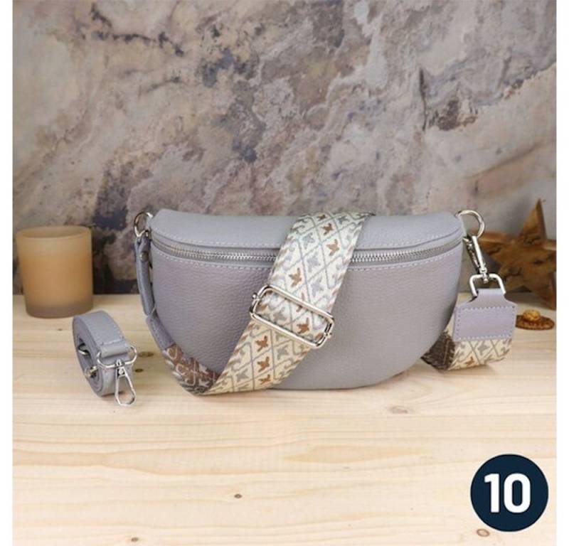 Blade Umhängetasche Bauchtasche Damen Echtleder Umhängetasche Brusttasche Gürteltasche, als Schultertasche tragbar mit Verstellbare Schultergurte von Blade