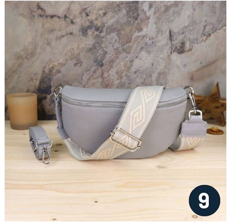 Blade Umhängetasche Bauchtasche Damen Echtleder Umhängetasche Brusttasche Gürteltasche, als Schultertasche tragbar mit Verstellbare Schultergurte von Blade