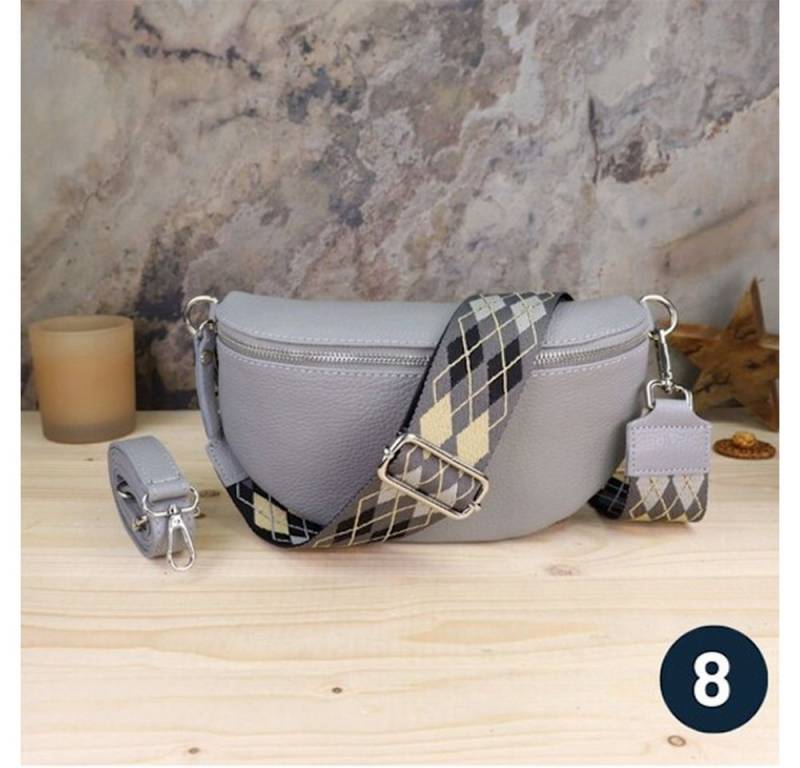 Blade Umhängetasche Bauchtasche Damen Echtleder Umhängetasche Brusttasche Gürteltasche, als Schultertasche tragbar mit Verstellbare Schultergurte von Blade