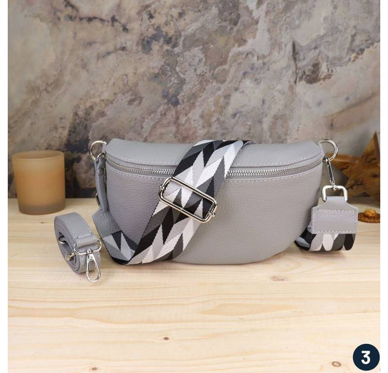 Blade Umhängetasche Bauchtasche Damen Echtleder Umhängetasche Brusttasche Gürteltasche, als Schultertasche tragbar mit Verstellbare Schultergurte von Blade