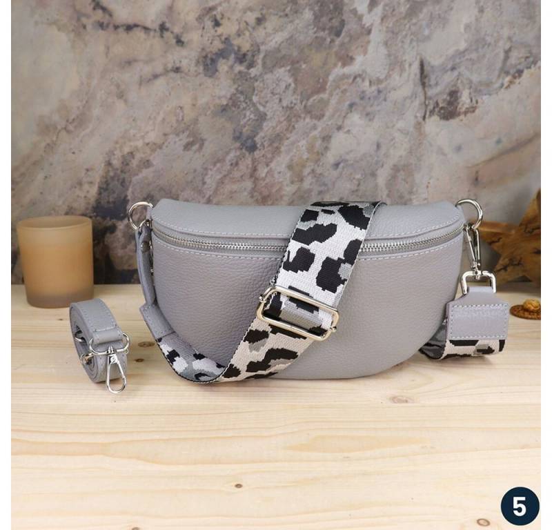 Blade Umhängetasche Bauchtasche Damen Echtleder Umhängetasche Brusttasche Gürteltasche, als Schultertasche tragbar mit Verstellbare Schultergurte von Blade