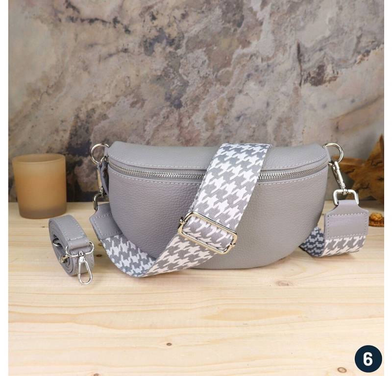 Blade Umhängetasche Bauchtasche Damen Echtleder Umhängetasche Brusttasche Gürteltasche, als Schultertasche tragbar mit Verstellbare Schultergurte von Blade