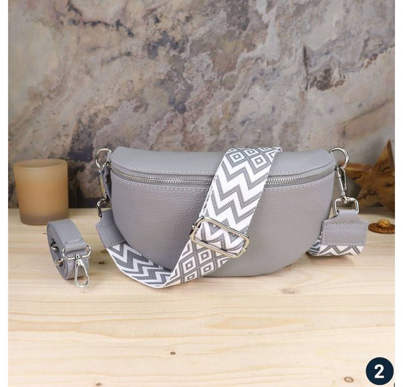 Blade Umhängetasche Bauchtasche Damen Echtleder Umhängetasche Brusttasche Gürteltasche, als Schultertasche tragbar mit Verstellbare Schultergurte von Blade