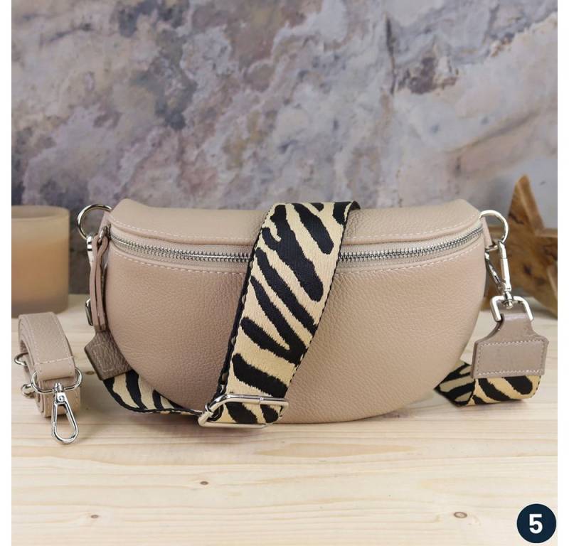 Blade Umhängetasche Bauchtasche Damen Echtleder Umhängetasche Brusttasche Gürteltasche, als Schultertasche tragbar mit Verstellbare Schultergurte von Blade