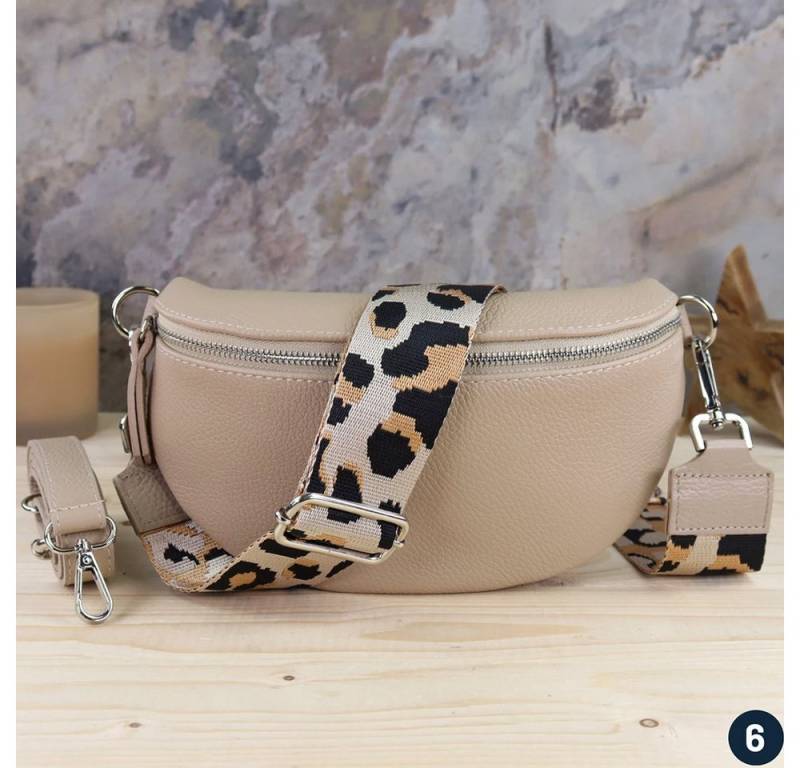 Blade Umhängetasche Bauchtasche Damen Echtleder Umhängetasche Brusttasche Gürteltasche, als Schultertasche tragbar mit Verstellbare Schultergurte von Blade