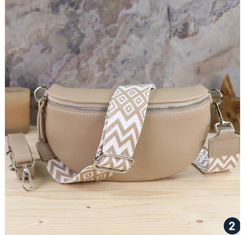 Blade Umhängetasche Bauchtasche Damen Echtleder Umhängetasche Brusttasche Gürteltasche, als Schultertasche tragbar mit Verstellbare Schultergurte von Blade