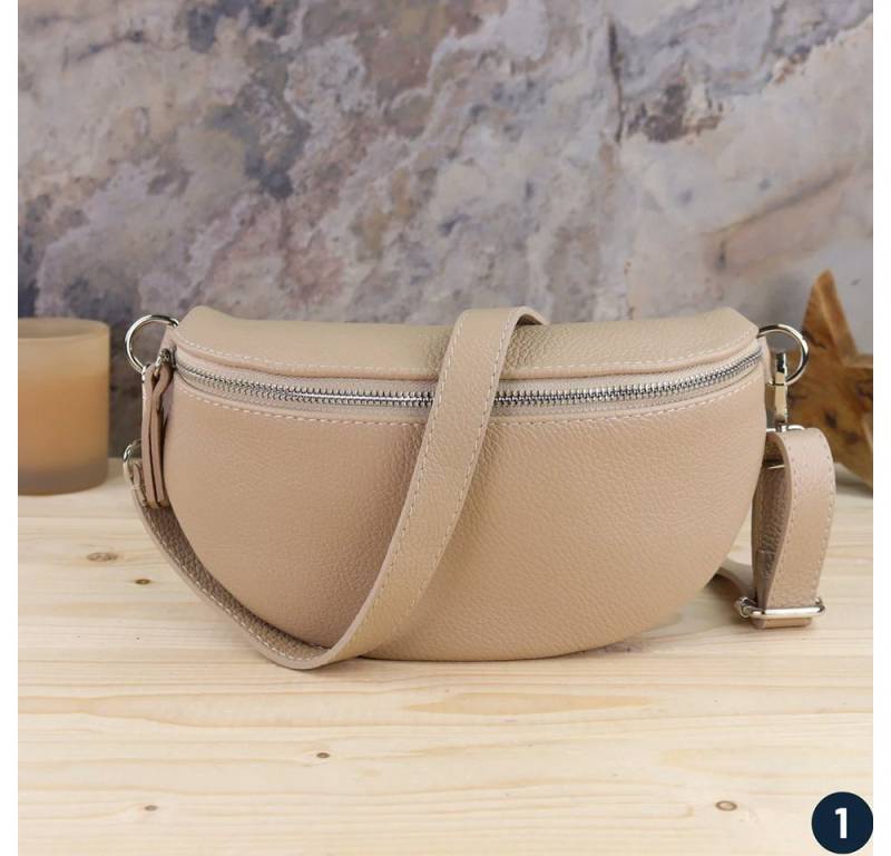 Blade Umhängetasche Bauchtasche Damen Echtleder Umhängetasche Brusttasche Gürteltasche, als Schultertasche tragbar mit Verstellbare Schultergurte von Blade