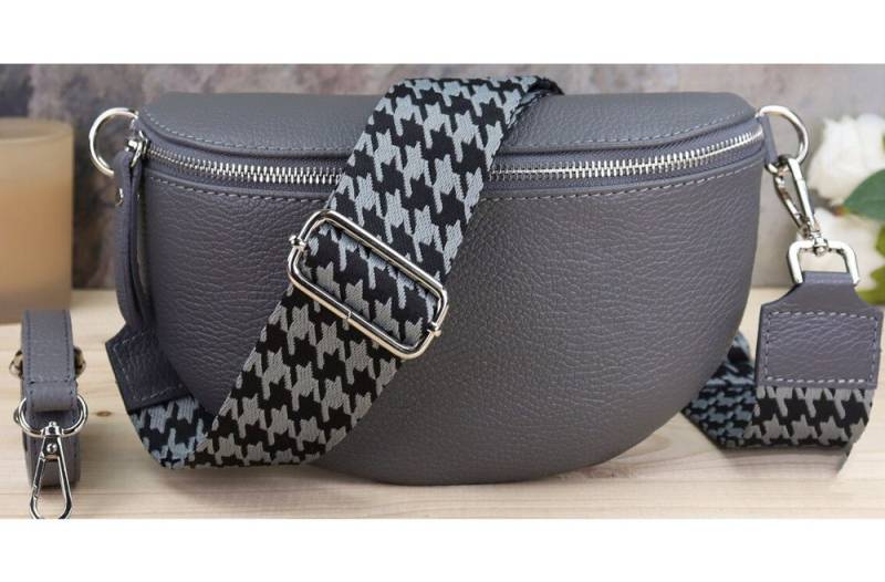Blade Umhängetasche Bauchtasche Damen Echtleder Umhängetasche Brusttasche Gürteltasche, als Schultertasche tragbar mit Verstellbare Schultergurte von Blade