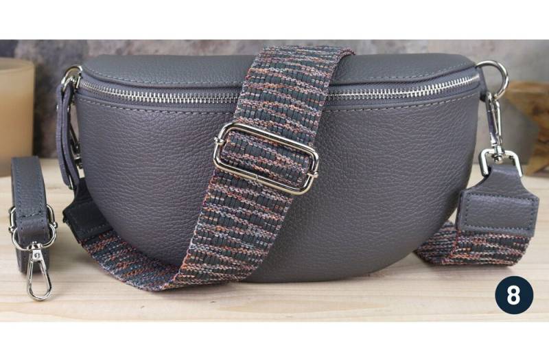 Blade Umhängetasche Bauchtasche Damen Echtleder Umhängetasche Brusttasche Gürteltasche, als Schultertasche tragbar mit Verstellbare Schultergurte von Blade