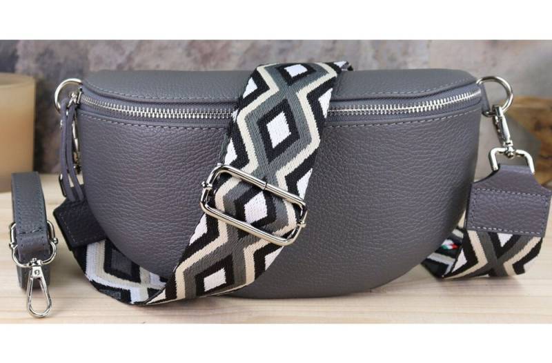 Blade Umhängetasche Bauchtasche Damen Echtleder Umhängetasche Brusttasche Gürteltasche, als Schultertasche tragbar mit Verstellbare Schultergurte von Blade