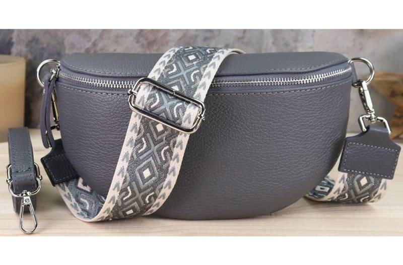 Blade Umhängetasche Bauchtasche Damen Echtleder Umhängetasche Brusttasche Gürteltasche, als Schultertasche tragbar mit Verstellbare Schultergurte von Blade