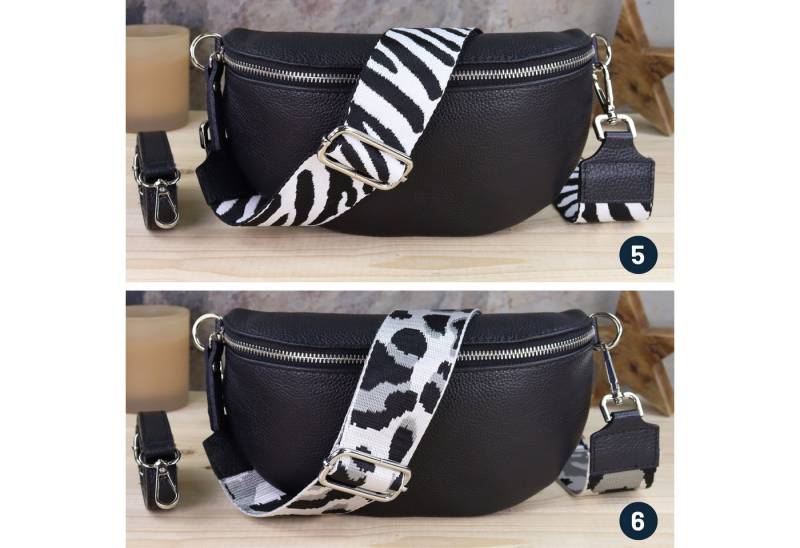 Blade Umhängetasche Bauchtasche Damen Echtleder Umhängetasche Brusttasche Gürteltasche, als Schultertasche tragbar mit Verstellbare Schultergurte von Blade