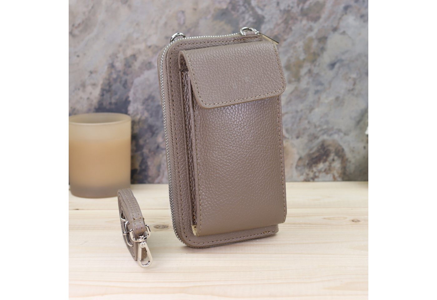 Blade Schultertasche Handytasche Damen Kleine Umhängetasche aus Echtleder Made in Italy von Blade
