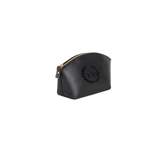 Personalisierbare Kosmetiktasche für Damen aus echtem Leder - Stilvolle Lederschminktasche, Kulturbeutel, Reise-Make-up-Koffer, Individualisierbare Make-up-Tasche als Geschenk - Schwarz Personalisierbare Kosmetiktasche für Damen aus echtem Leder - Stilvolle Lederschminktasche, Kulturbeutel, Reise-Make-up-Koffer, Individualisierbare Make-up-Tasche als Geschenk - Schwarz von Blade