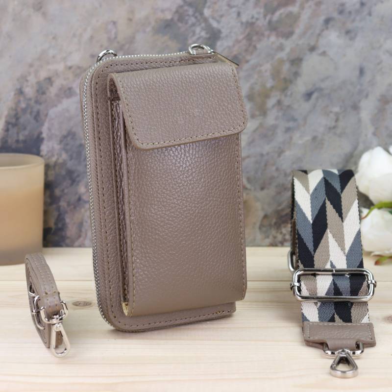 Damen Handy Umhängetasche, Crossbody Umhängetaschen Geldbeutel, Leder Handytasche Zum Umhängen Mit Geldbörse Kartenfächer, Geschenk Für Frau von BladeLeather