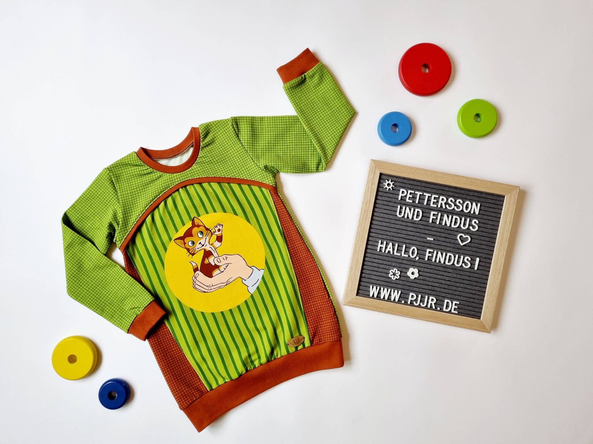 Pullover, Pettersson Und Findus - Hallo, Findus, Sweat, Sweatshirt, Verschiedene Größen von Blagenwerk