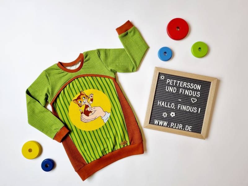 Pullover, Pettersson Und Findus - Hallo, Findus, Sweat, Sweatshirt, Verschiedene Größen von Blagenwerk