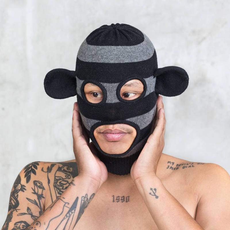 Affe Balaclava Unisex Baumwolle Gestrickte Halloween Maske von BlamoToys