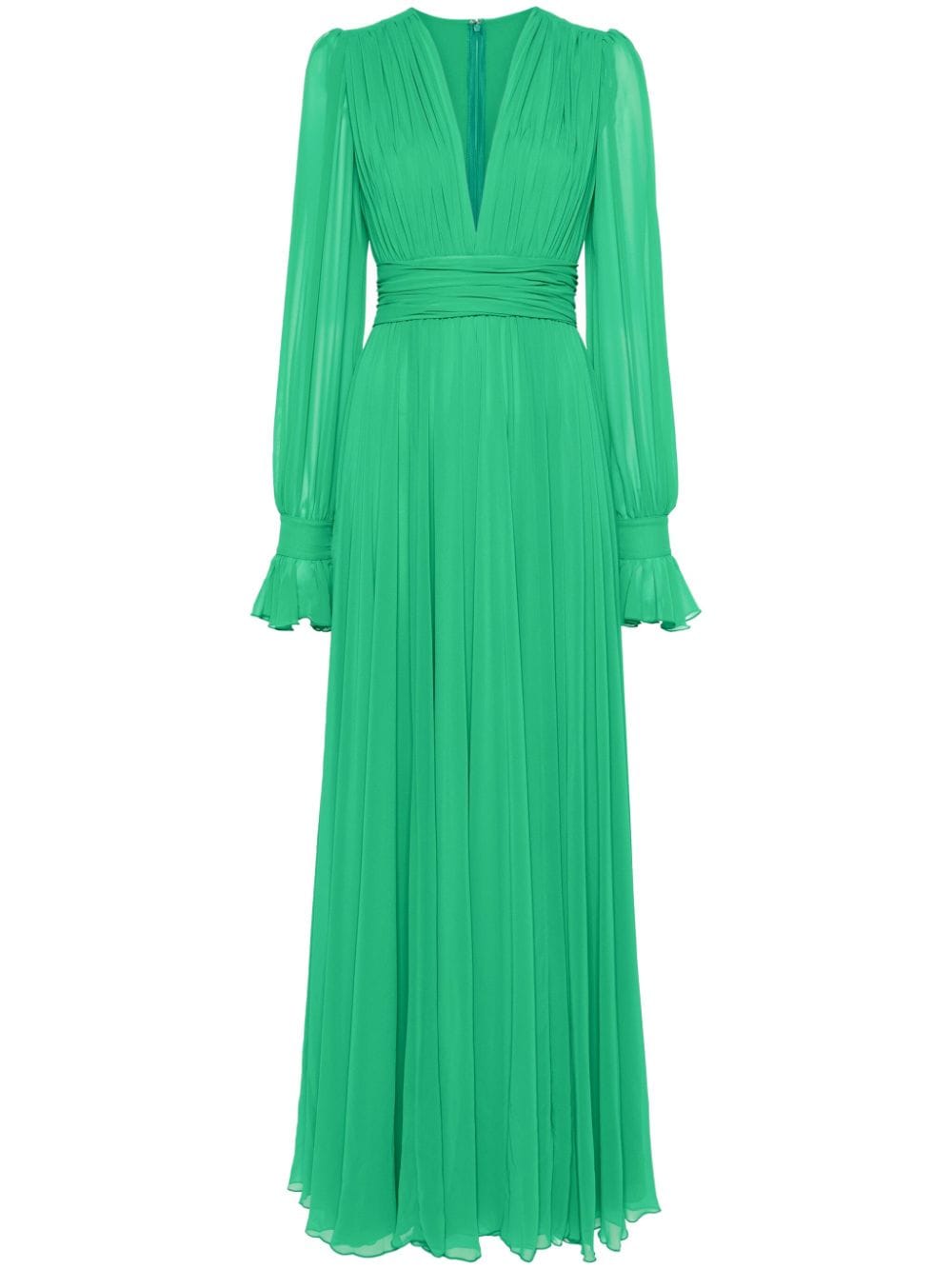 Blanca Vita Agastache Kleid mit Falten - Grün von Blanca Vita