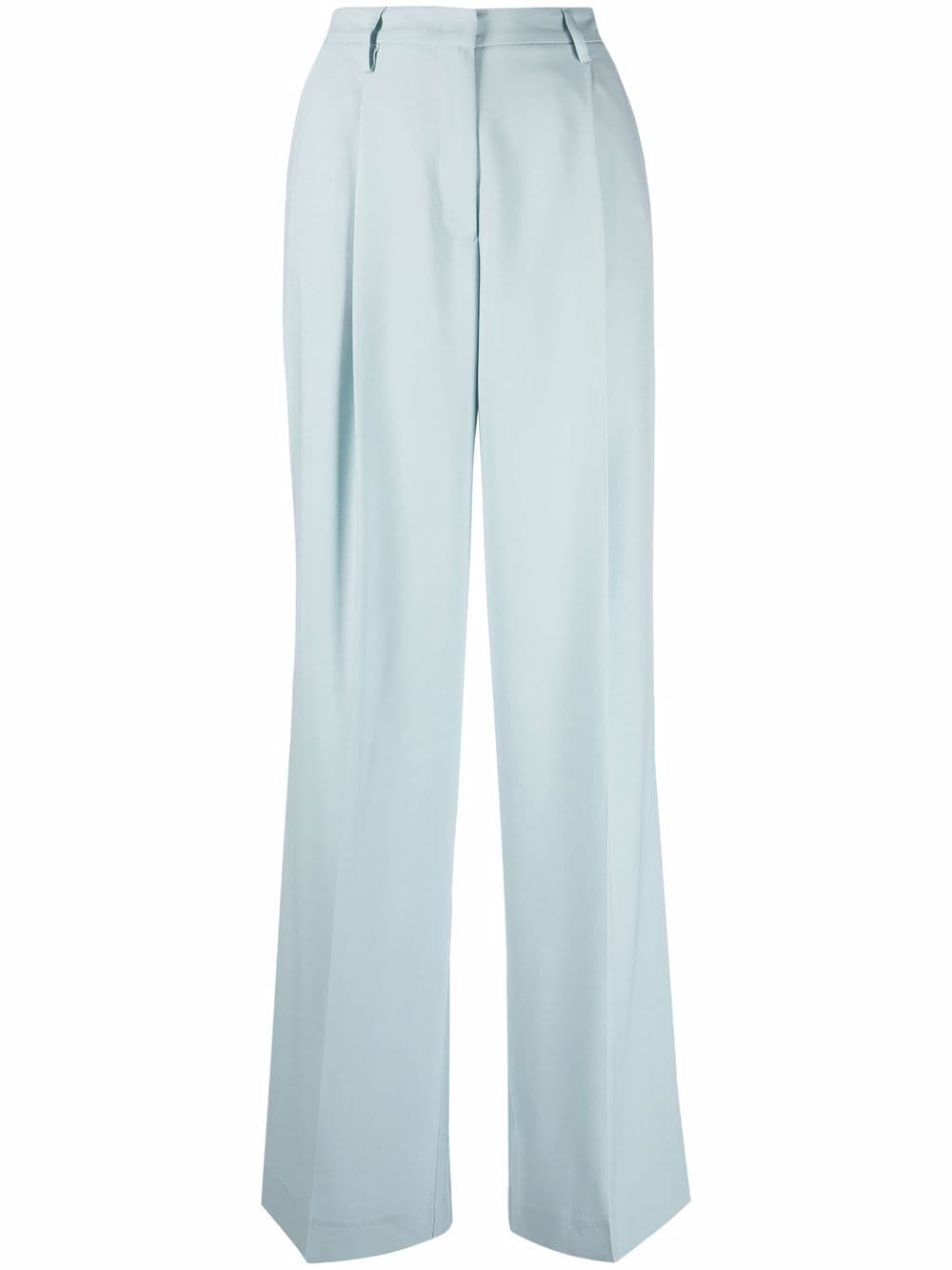 Blanca Vita Taillenhose mit weitem Bein - Blau von Blanca Vita