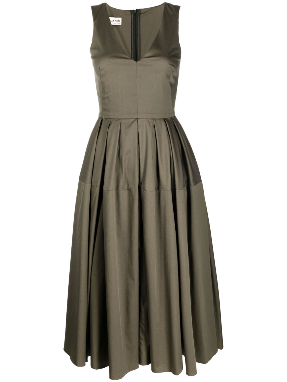 Blanca Vita Trägerkleid mit V-Ausschnitt - Grün Blanca Vita Trägerkleid mit V-Ausschnitt - Grün von Blanca Vita