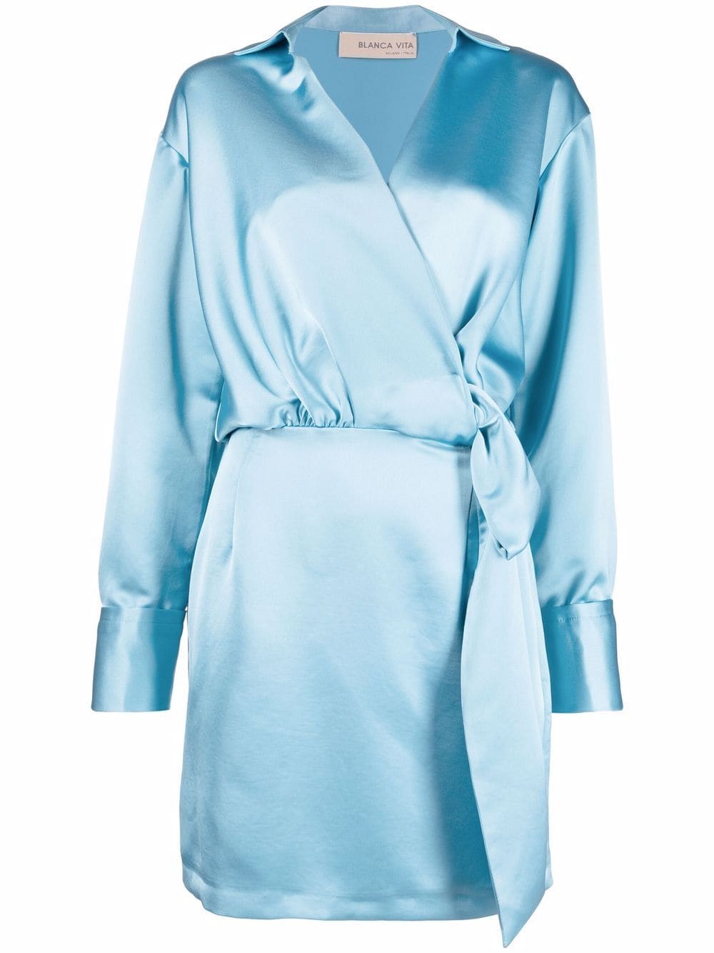 Blanca Vita Kleid aus Satin - Blau von Blanca Vita