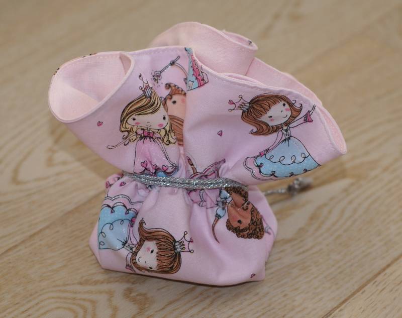 Schmuckbeutel, Reisetasche, Prinzessinnenbaumwolle von Blancpastel
