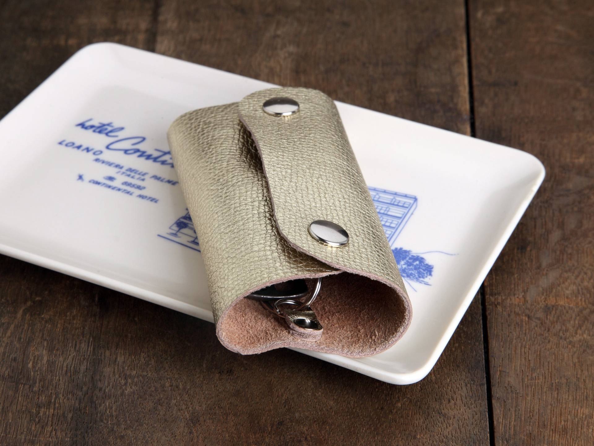 Schlüsseletui "Gold" von BlandineTaschenShop