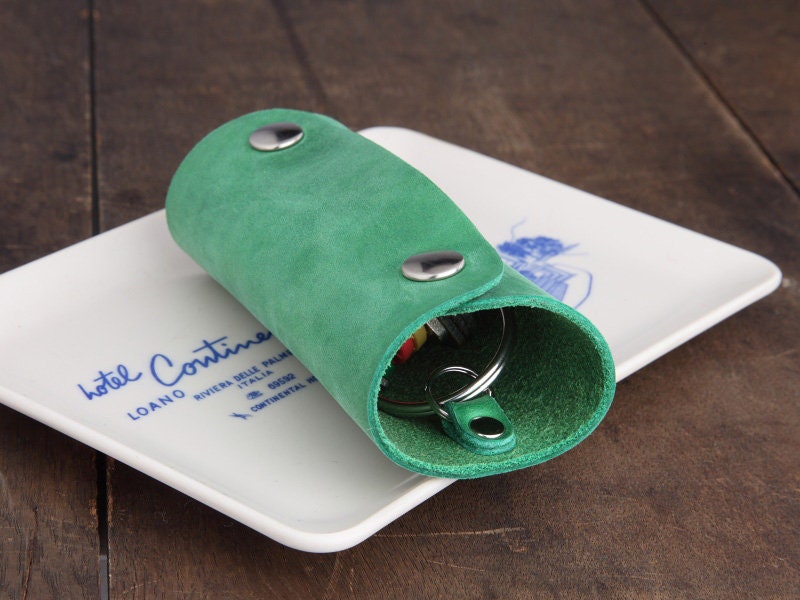 Schlüsseletui "Grün" von BlandineTaschenShop