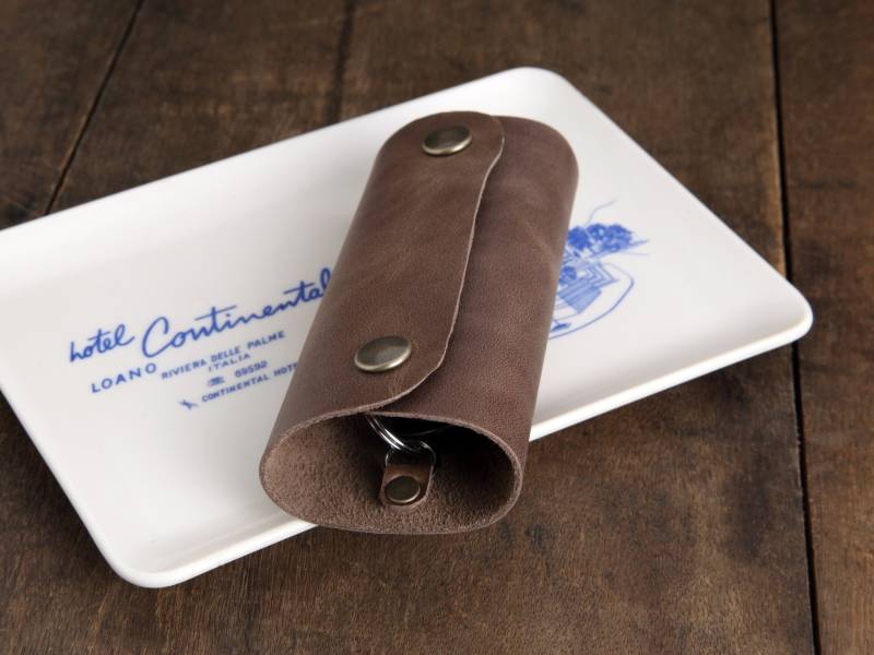 Schlüsseletui "Haselnussbraun" von BlandineTaschenShop