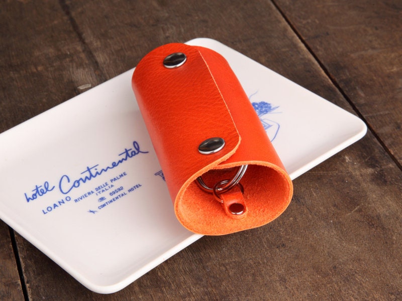 Schlüsseletui "Orange" von BlandineTaschenShop