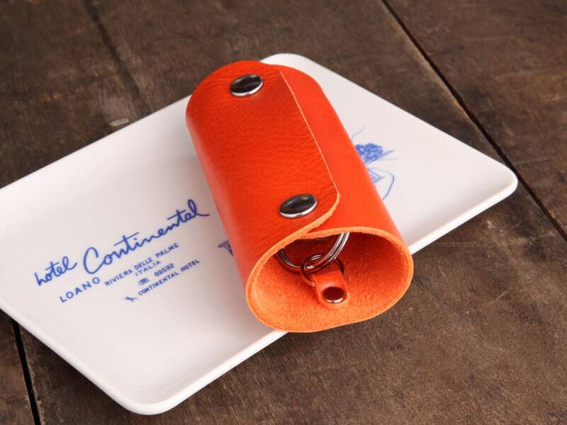 Schlüsseletui "Orange" von BlandineTaschenShop