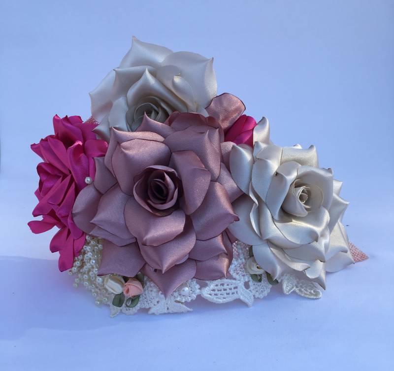 Blumen Fascinator, 20Er Jahre Inspiriert, Hochzeit, Rennen, Frühling Fasching, Race Wear, Headpiece, Kopfschmuck von BlanksBazaar