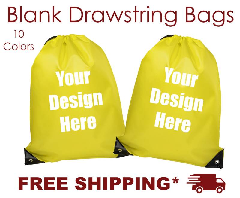 Gelber Turnbeutel, Turnbeutel von BlanksStopHere