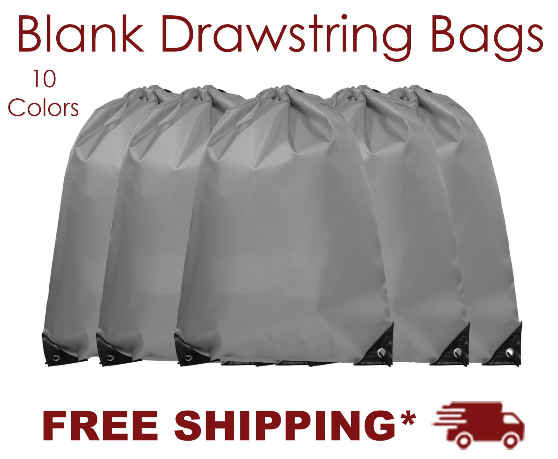 Grauer Turnbeutel von BlanksStopHere